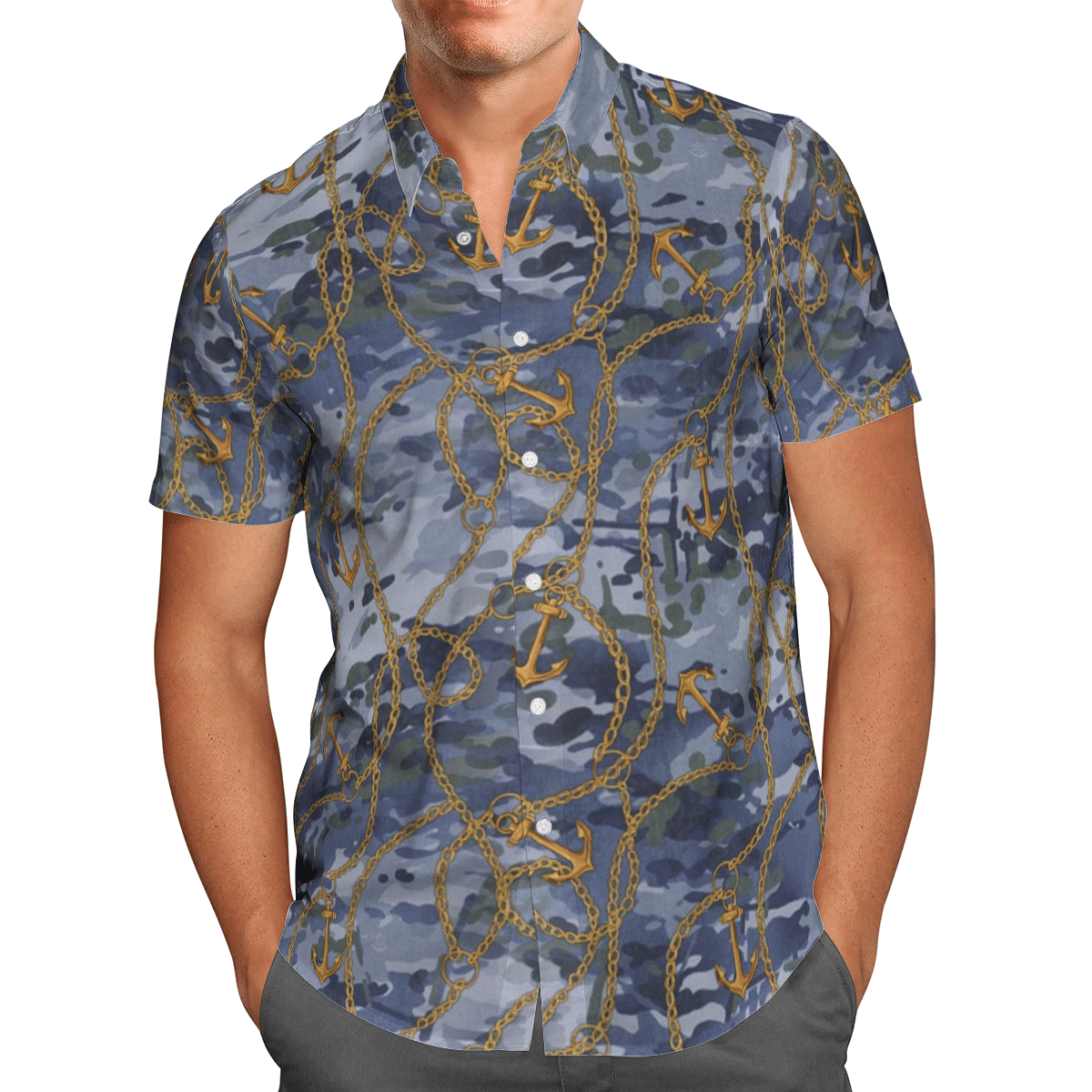 MerchCool  Australian Navy Hawaii Shirt