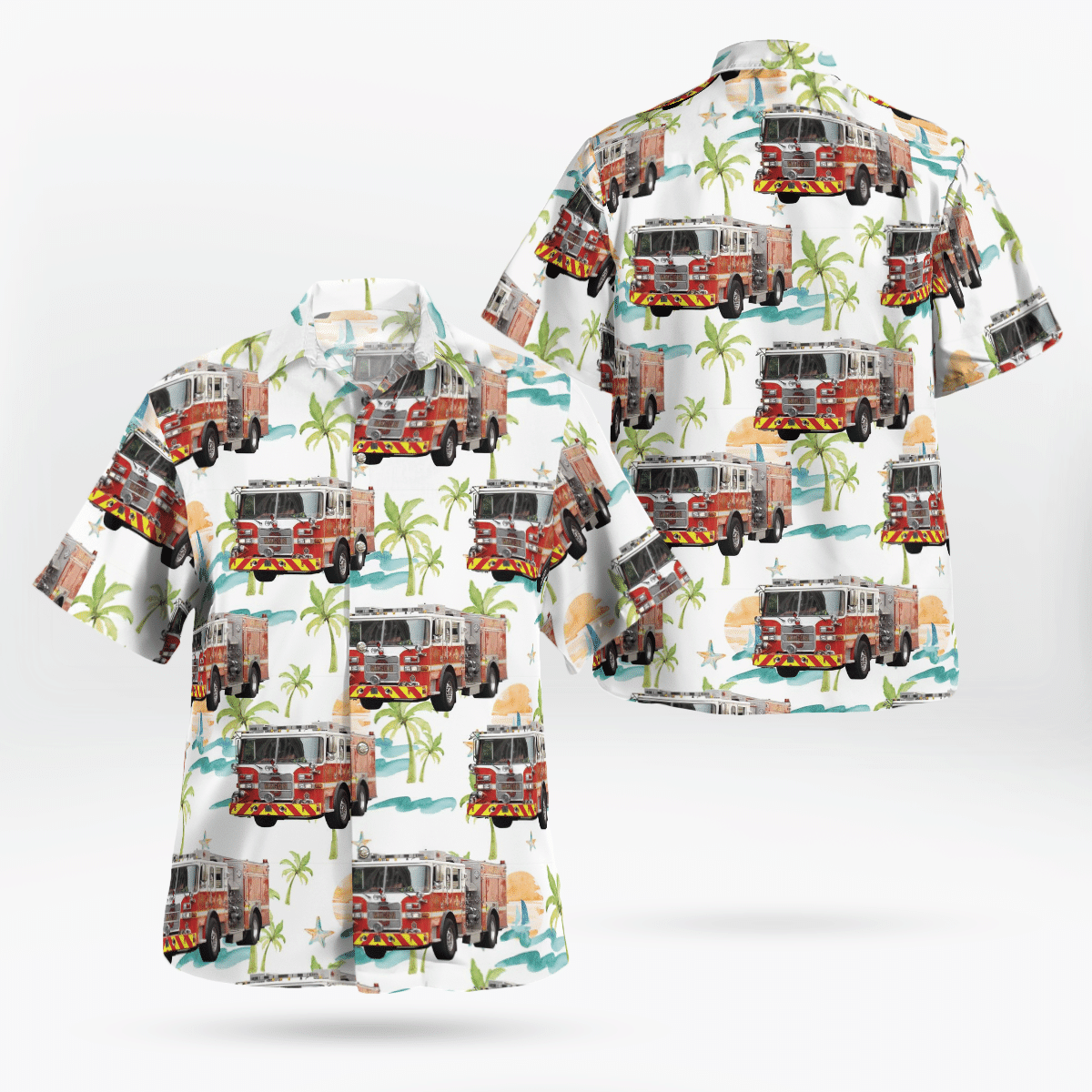 MerchCool  Harrisburg, Pennsylvania, City of Harrisburg Wagon 3 Hawaiian Shirt